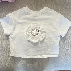 Next Baby White T-Shirt with Flower